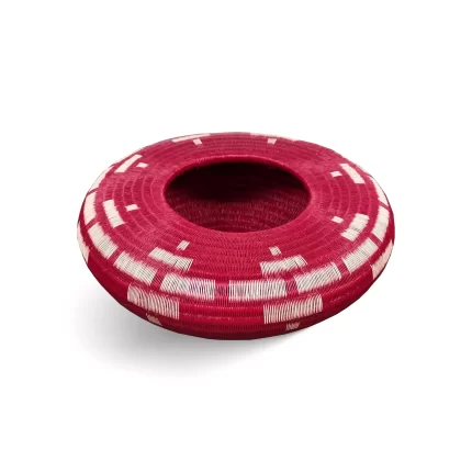 Étnicos Colombia Bowl decorativo rojo