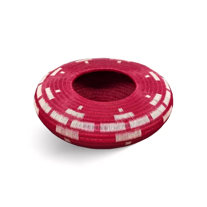 Étnicos Colombia Bowl decorativo rojo