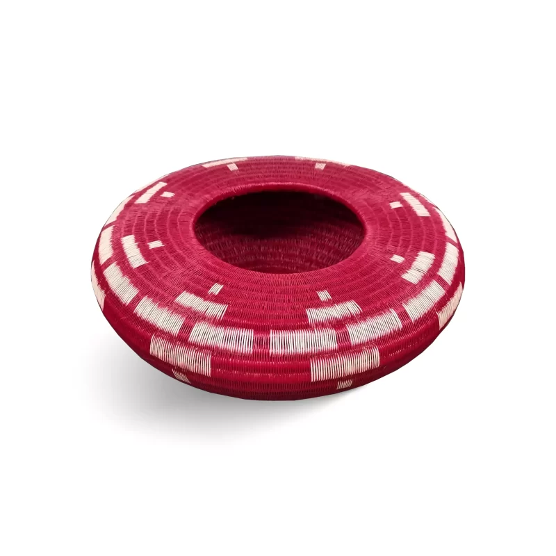 Étnicos Colombia Bowl decorativo rojo