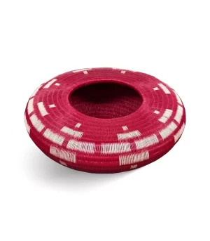 Étnicos Colombia Bowl decorativo rojo